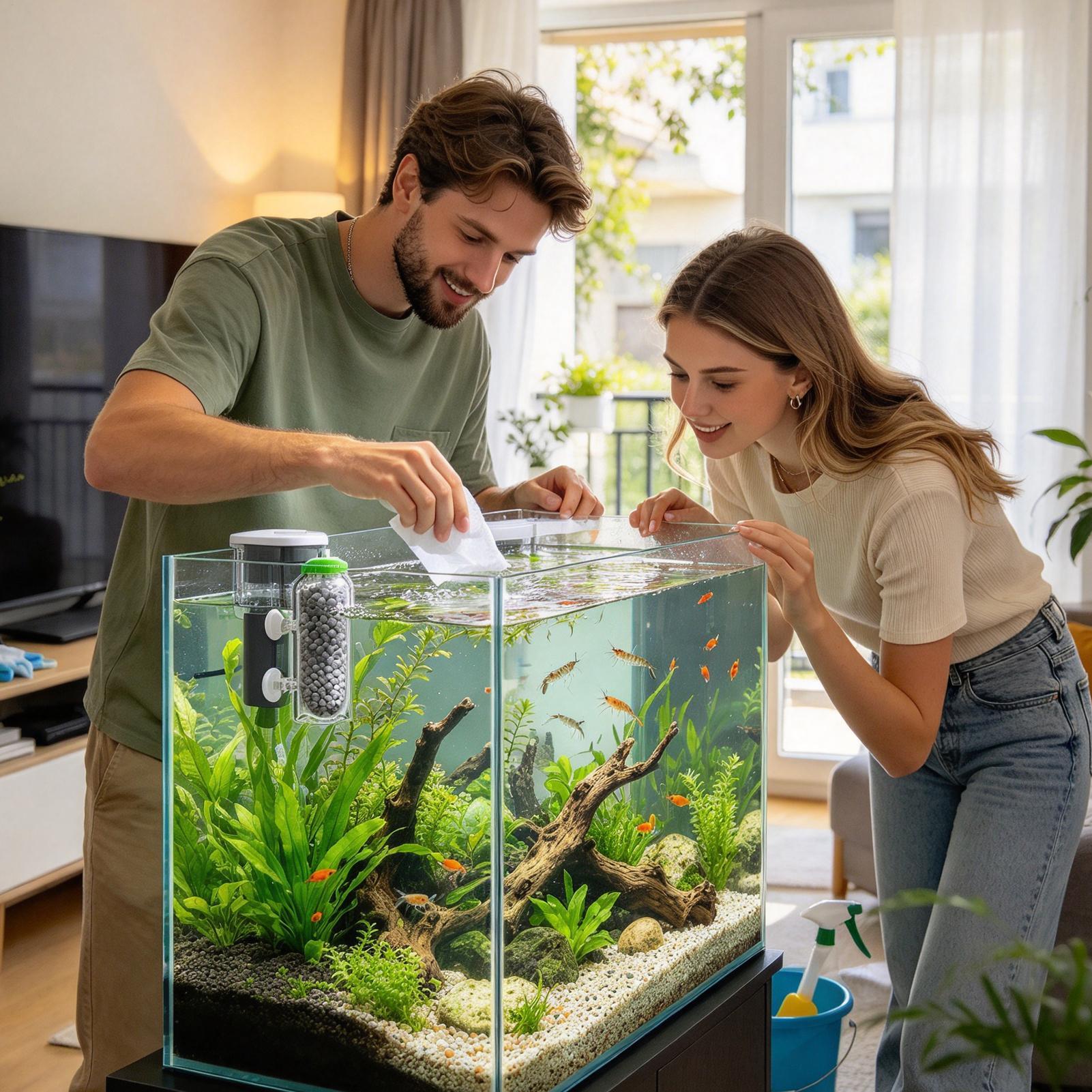 Aquarium Planted Tank Filter - Diffusore di ossigeno per acquario, filtro