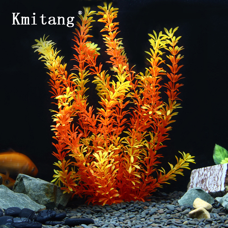Aquarium Plant Substrate - Piante Tropicali Artificiali da 100cm, Grandi