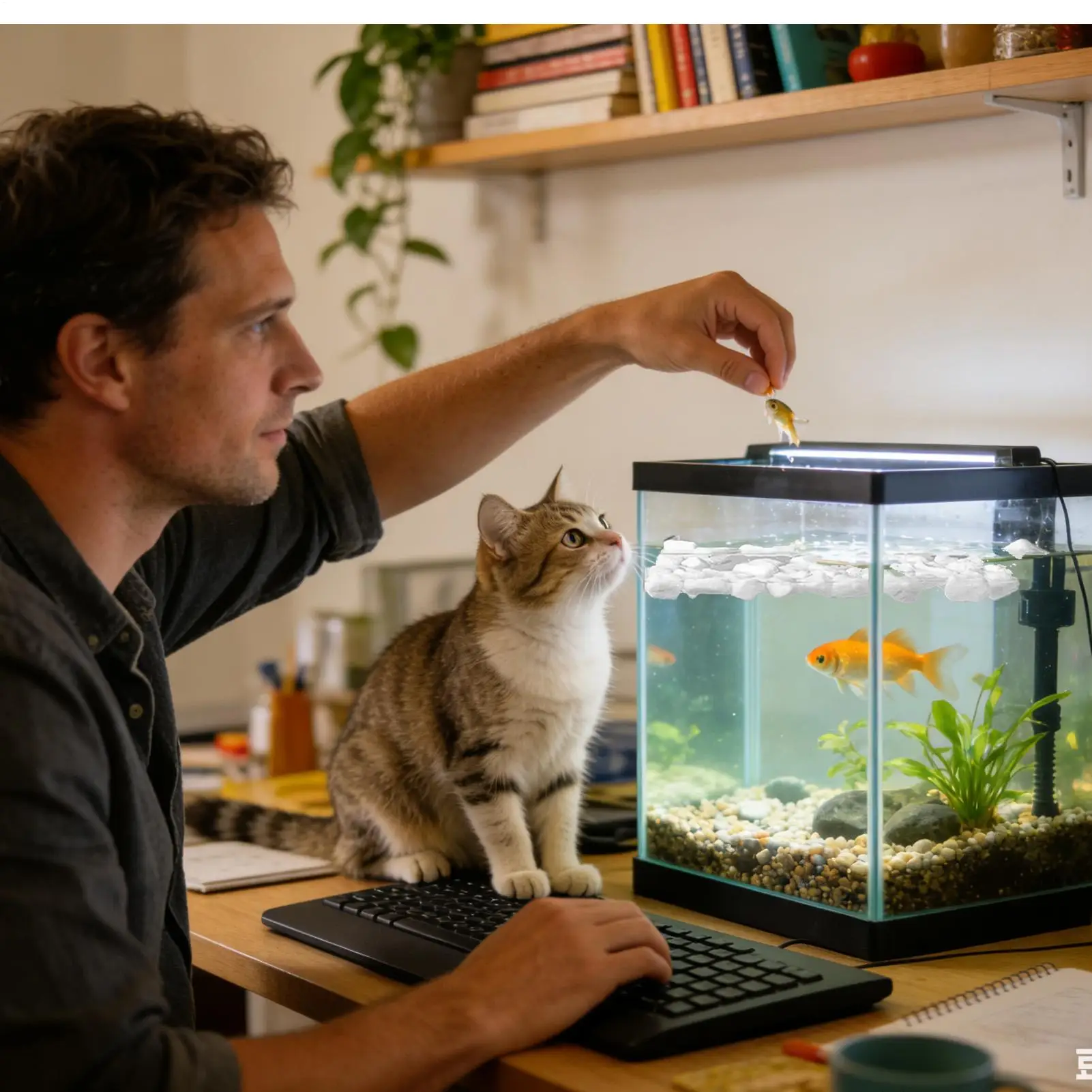 Aquarium Planted Tank Filter - Filo filtrante per acquari, per la