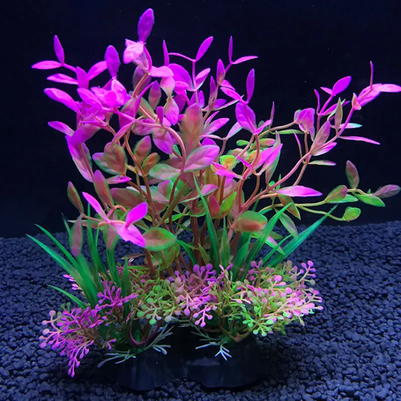 Live Plant Aquarium - Acquario Decorazioni Artificiali Piante Simulazione Erbacce