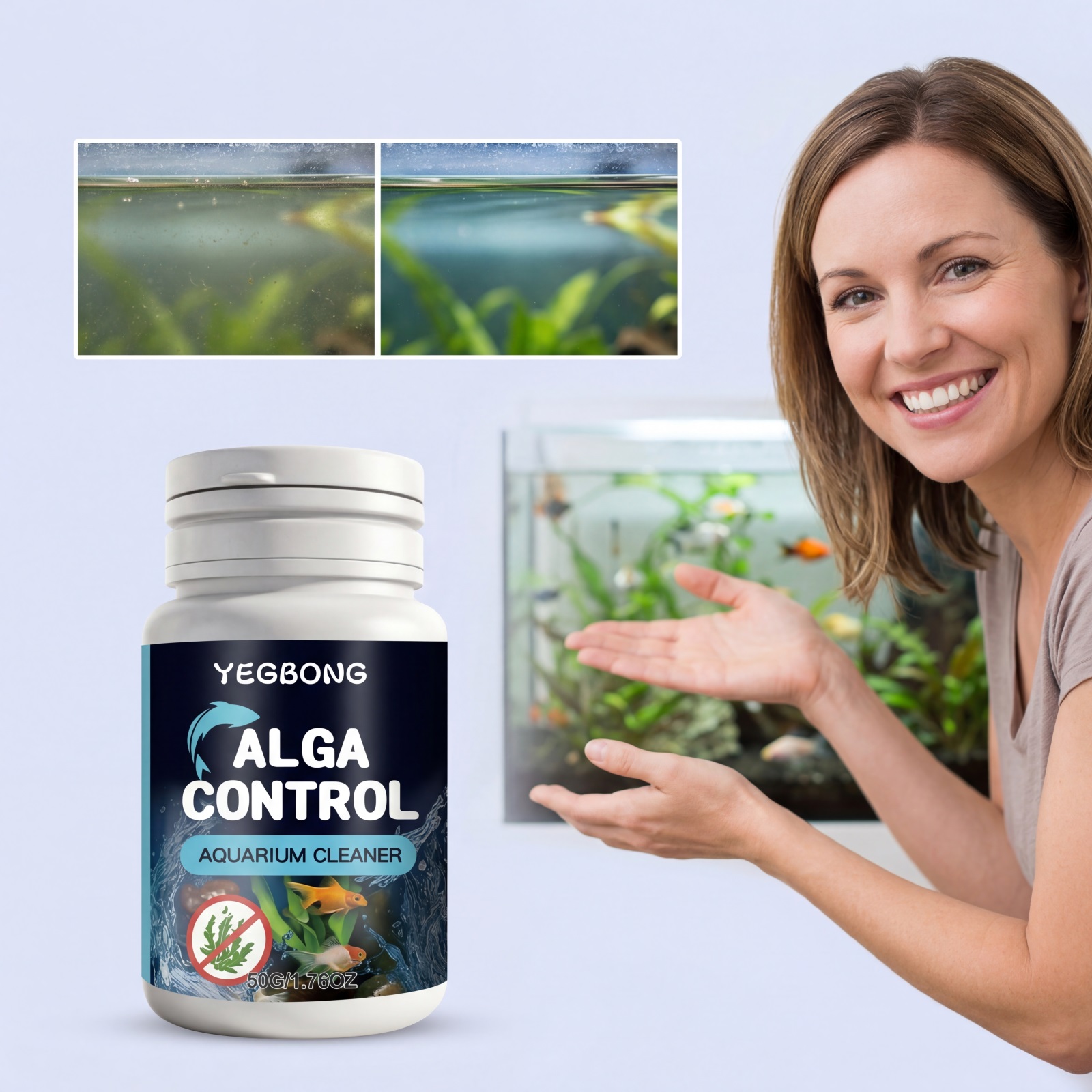 Polvere detergente per acquari - Planted Aquarium Algae Control recensione e prezzo