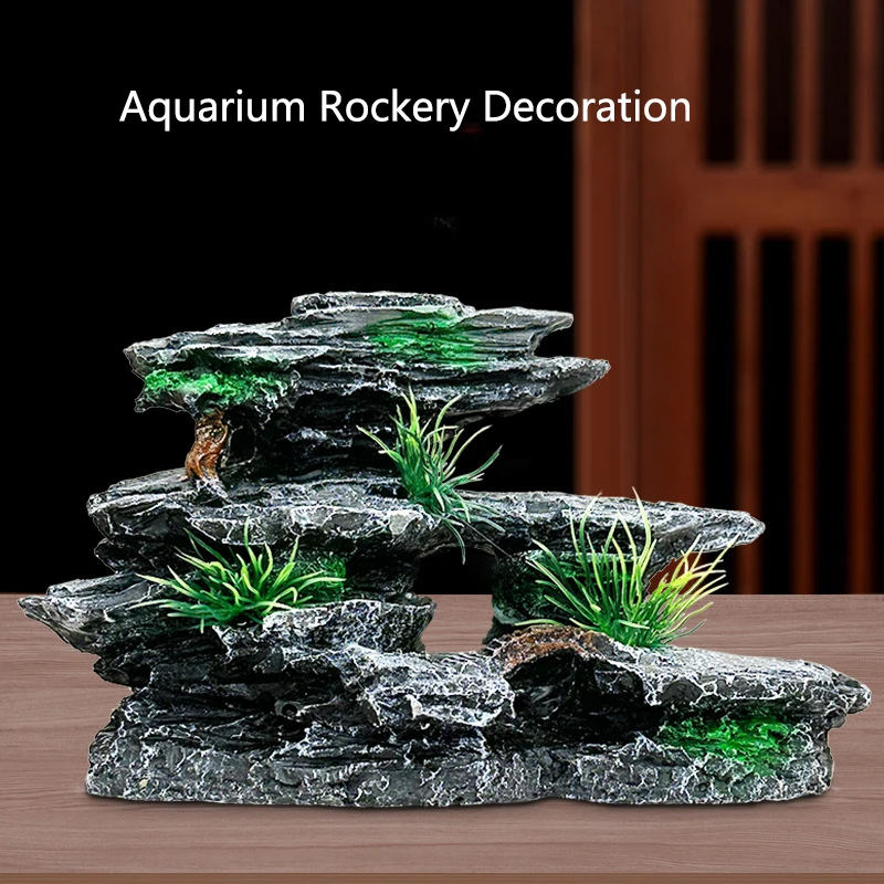 Acquario in resina Rockery Dec - Aquarium Driftwood recensione e prezzo