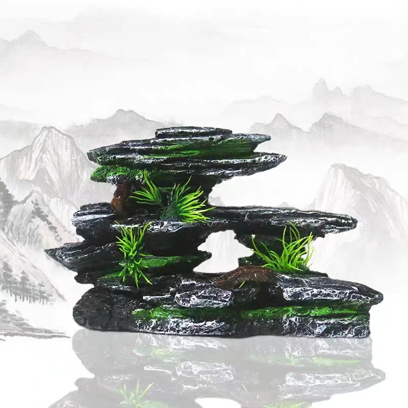 Acquario in resina Rockery Dec - Aquarium Driftwood recensione e prezzo