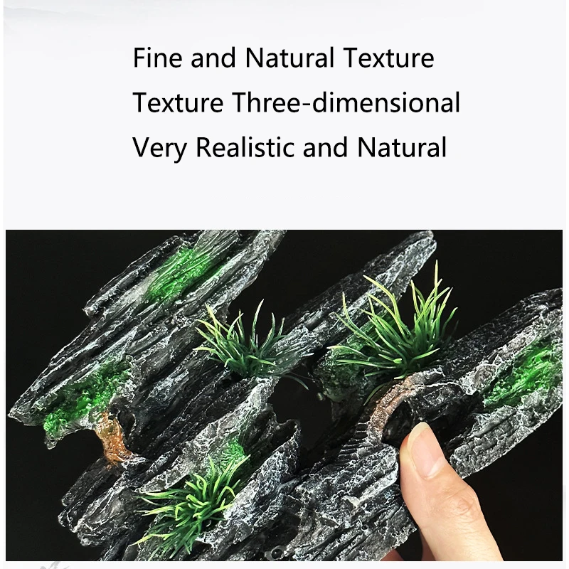 Acquario in resina Rockery Dec - Aquarium Driftwood recensione e prezzo