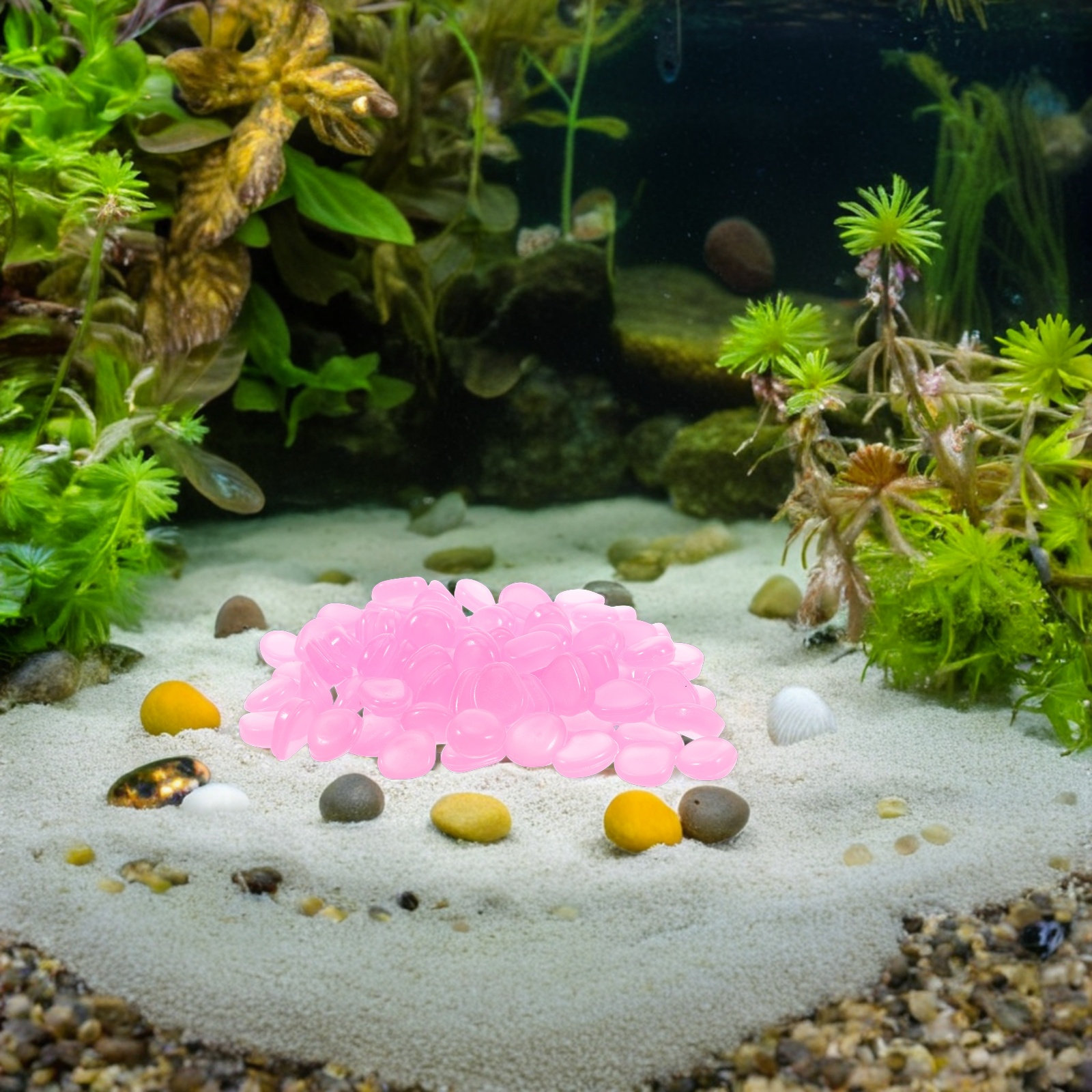 Pietre in resina fluorescenti  - Plant Aquarium Pot recensione e prezzo