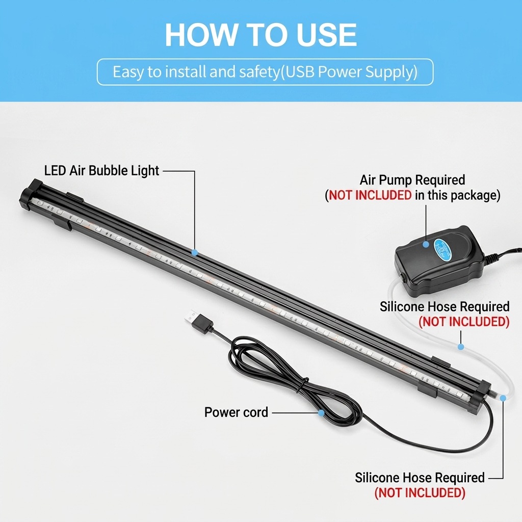 Lampada LED USB per Acquario c - Aquarium Plant Light recensione e prezzo
